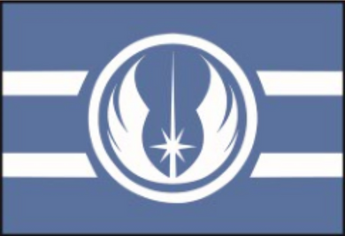 Jedi Order Stripes Flag