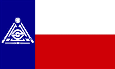 Texas Crimson Dawn Flag
